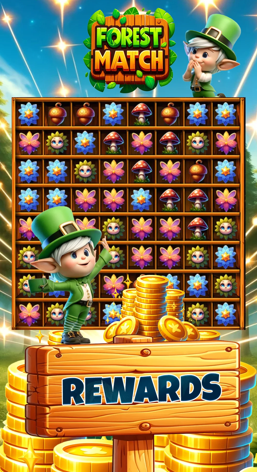 Forest Match - Earn rewards screenshot